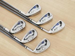 iron_set : ชุดเหล็ก Maruman Majesty Royal Black (รุ่นท๊อปสุด ตีง่าย เด้ง ไกลมากๆ) มีเหล็ก 6-10,Pw (6 ชิ้น ระยะเทียบเท่า 5-Pw) ก้านกราไฟต์ Flex R