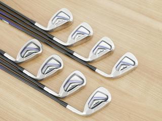 Iron set : Mizuno : ชุดเหล็ก Mizuno JPX EIII SV Titanium (ตัวท้อป ใบใหญ่ที่สุดของ Mizuno ตีง่ายมาก หน้าเด้ง ตีไกล) มีเหล็ก 5-Pw,Aw,Sw (8 ชิ้น) ก้านกราไฟต์ Flex SR