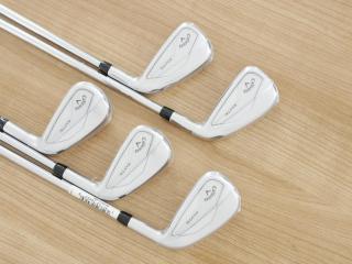 Iron set : Callaway : **ของใหม่ ยังไม่แกะพลาสติก** ชุดเหล็ก Callaway ELYTE (ออกปี 2025 ตีง่ายมาก ไกล Japan Spec.) มีเหล็ก 6-Pw (5 ชิ้น) ก้านเหล็ก NS Pro 950 NEO Flex R