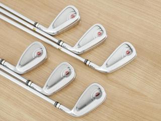 Iron set : PRGR : ชุดเหล็ก PRGR Egg PF Forged (รุ่นปี 2019 ตีง่ายและไกลมากๆ โกงสุดๆ) มีเหล็ก 6-Pw,Aw (6 ชิ้น) ก้านกราไฟต์ Fujikura MCI 70 Flex R