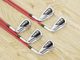 Iron set : Bridgestone : ชุดเหล็ก Bridgestone J15 (ตีง่าย ไกล) มีเหล็ก 6-PW (5 ชิ้น) ก้านกราไฟต์ Tour AD Flex R