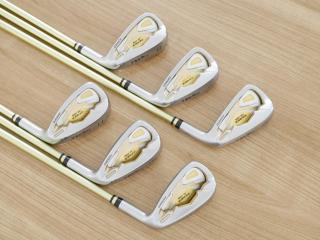 iron_set : ชุดเหล็ก Honma Beres IS-05 Forged (ปี 2017) มีเหล็ก 6-11 (6 ชิ้น ระยะเทียบเท่า 5-Pw ของรุ่นอื่นๆ) ก้าน ARMRQ ∞ (48) Flex SR (2 ดาว)