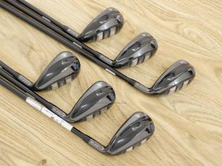 Iron set : Other Brand : ชุดเหล็กกระเทย Cobra T-Rail Hybrid Iron (รุ่นใหม่ปี 2019) มีเหล็ก 5-Pw (6 ชิ้น) ก้านกราไฟต์ Flex R 