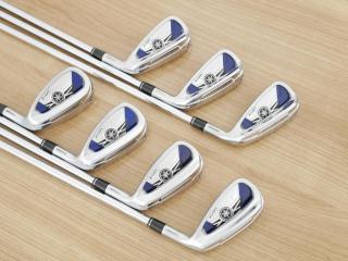 iron_set : ชุดเหล็ก Yamaha Inpres UD+2 (ปี 2018 ตีไกลที่สุด ไกลกว่าเหล็กทั่วไป 2 เบอร์) มีเหล็ก 6-Pw,Aw,As (7 ชิ้น) ก้านเหล็ก NS Pro Zelos 7 Flex R