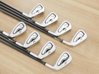 Iron set : XXIO : ชุดเหล็ก XXIO X Forged (รุ่นปี 2021) มีเหล็ก 5-Pw,Aw,Sw (8 ชิ้น) ก้านกราไฟต์ Miyazaki AX-1 Flex S