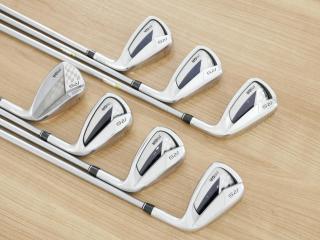 Iron set : PRGR : ชุดเหล็ก PRGR RS Titanium Face (ออกปี 2017 ตีไกล) มีเหล็ก 5-Pw,Aw (7 ชิ้น) ก้านกราไฟต์ M-40 (Flex SR)