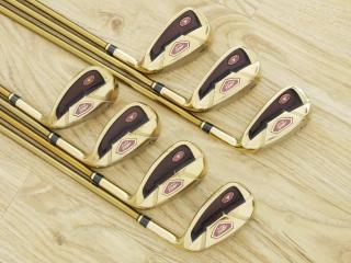 iron_set : ชุดเหล็ก Tsuruya AXEL Gold Premium II (รุ่นปี 2017 ของใหม่ 6 หมื่นกว่าบาท หน้าเด้งสุดๆ ไกลสุดๆๆ) มีเหล็ก 7-Pw,Aw,As,Sw (7 ชิ้น ครบเซ็ต) ก้านกราไฟต์ Flex R