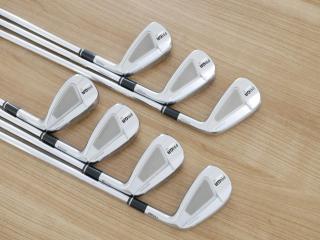 iron_set : ชุดเหล็ก PRGR 01 Forged (Titanium Core ปี 2021) มีเหล็ก 4-Pw (7 ชิ้น) ก้านเหล็ก NS Pro MODUS 120 Flex S