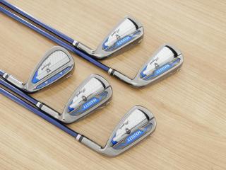 iron_set : ชุดเหล็ก Maruman Majesty Royale (รุ่นท๊อปสุด ออกปี 2024 ของใหม่ 9 หมื่นบาท) มีเหล็ก 7-Pw,Aw (5 ชิ้น เบอร์ 7 ตีระยะเท่าเบอร์ 6 ของรุ่นอื่น) ก้านกราไฟต์ Flex R2