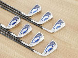 Iron set : Kasco : ชุดเหล็ก Kasco DIMPALS G7 (ใบใหญ่) มีเหล็ก 5-Pw,Sw (7 ชิ้น) ก้านกราไฟต์ Flex R