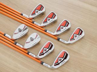 Iron set : Maruman : ชุดเหล็ก Maruman Red-V II (ใบใหญ่ ตีง่าย ไกล) มีเหล็ก 5-Pw,Aw,Sw (8 ชิ้น) ก้านกราไฟต์ Flex S