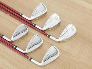 Iron set : Katana : ชุดเหล็ก Katana Voltio NINJA 880Hi Silver (รุ่นท็อปสุด ออกปี 2018 ตีง่าย ไกล สวยมากๆ) มีเหล็ก 7-Pw,Aw,Sw (6 ชิ้น) ก้านกราไฟต์ Fujikura Speeder 361 Flex SR