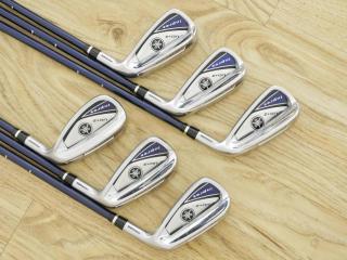 iron_set : ชุดเหล็ก Yamaha Inpres UD+2 (ออกปี 2019 ตีไกลที่สุด ไกลกว่าเหล็กทั่วไป 2 เบอร์ หน้าเด้ง COR 0.822) มีเหล็ก 6-Pw,Aw (6 ชิ้น) ก้านกราไฟต์ Flex SR