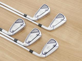 iron_set : ชุดเหล็ก Yamaha Inpres DriveStar (ออกปี 2023 ตีไกลที่สุด ไกลกว่าเหล็กทั่วไป 2 เบอร์ หน้าเด้งมากๆ) มีเหล็ก 6-Pw (5 ชิ้น) ก้านเหล็ก NS Pro 850 Neo Flex S