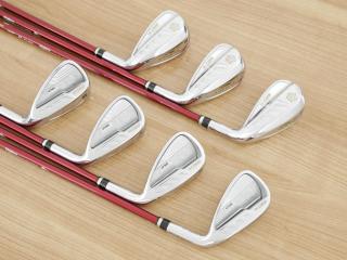 Iron set : Katana : ชุดเหล็ก Katana Voltio NINJA 880Hi Silver (รุ่นท็อปสุด ออกปี 2018 ตีง่าย ไกล สวยมากๆ) มีเหล็ก 6-Pw,Aw,Sw (7 ชิ้น) ก้านกราไฟต์ Fujikura Speeder 361 Flex R