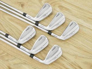 iron_set : ชุดเหล็ก Titleist T100S Forged (รุ่นปี 2022) มีเหล็ก 5-Pw (6 ชิ้น) ก้านเหล็ก NS Pro 105T Flex S