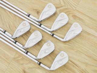 iron_set : ชุดเหล็ก Katana NINJA Hybrid Iron (รุ่นปี 2021 หน้าเด้ง ตีไกลมาก) มีเหล็ก 6-Pw,Aw,Sw (7 ชิ้น) ก้านกราไฟต์ Flex R