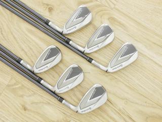 Iron set : Taylormade : ชุดเหล็ก Taylormade Stealth (รุ่นล่าสุด ออกปี 2022 Japan Spec.) มีเหล็ก 5-Pw (6 ชิ้น) ก้านกราไฟต์ Mitsubishi Tensei TM60 Flex R