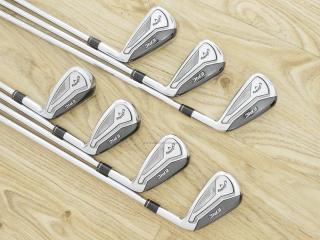 Iron set : Callaway : ชุดเหล็ก Callaway EPIC Forged Star (รุ่นท้อปสุด ปี 2020 ตีไกลกว่าปกติ 2 เบอร์) มีเหล็ก 5-Pw,Gw (7 ชิ้น) ก้านเหล็ก NS PRO ZELOS 7 FLEX S