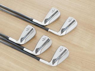 Iron set : Callaway : ชุดเหล็ก Callaway Paradym Ai Smoke (ออกปี 2024 ตีง่ายมาก ไกล Japan Spec.) มีเหล็ก 6-Pw (5 ชิ้น) ก้านกราไฟต์ Mitsubishi TENSEI 50 Flex R