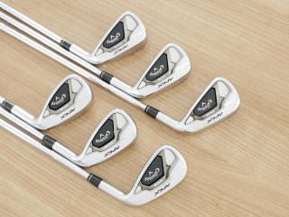 Iron set : Callaway : ชุดเหล็ก Callaway APEX DCB Forged (ปี 2022) มีเหล็ก 5-Pw (6 ชิ้น) ก้านเหล็ก NS Pro 950 Neo Flex S