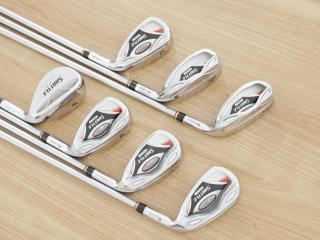 Iron set : Maruman : ชุดเหล็กกระเทย Maruman Shuttle i3000Mx (ตีง่ายมากๆ ไกล เหล็กยาวเป็น Utility) มีเหล็ก 5-Pw,Aw (7 ชิ้น) ก้านกราไฟต์ Flex R