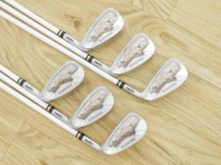iron_set : **ของใหม่ ยังไม่แกะพลาสติก** ชุดเหล็ก Honma Beres AIZU (รุ่นล่าสุด ปี 2023) มีเหล็ก 6-11 (6 ชิ้น เทียบเท่า 5-Pw) ก้าน Honma ARMRQ MX Flex S (2 ดาว)