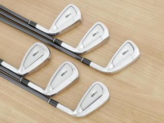 Iron set : PRGR : ชุดเหล็ก PRGR 02 Forged (ปี 2021 นุ่มมาก หายาก) มีเหล็ก 5-Pw (6 ชิ้น) ก้านกราไฟต์ Mitsubishi Diamana Flex SR