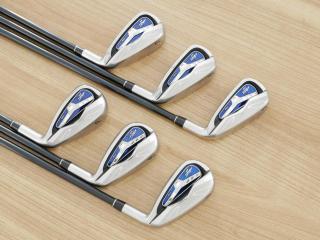 Iron set : Tsuruya : ชุดเหล็ก Tsuruya AXEL ZX HM (ใบใหญ่ หน้าเด้ง ตีไกลมาก) มีเหล็ก 5-Pw (6 ชิ้น) ก้านกราไฟต์ Flex S