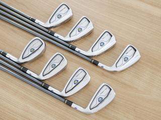Iron set : Taylormade : ชุดเหล็ก Taylormade Gloire F Forged (รุ่นท๊อปสุด Japan Spec.) มีเหล็ก 5-Pw,Aw,Sw (8 ชิ้น) ก้านกราไฟต์ Flex R