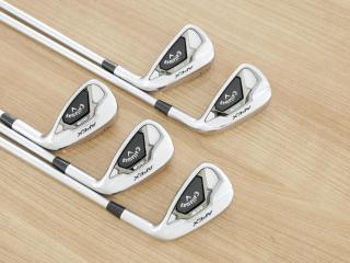 iron_set : ชุดเหล็ก Callaway APEX DCB Forged (ปี 2022) มีเหล็ก 6-Pw (5 ชิ้น) ก้านกราไฟต์ Fujikura MCI 50 Flex R