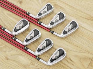 iron_set : ชุดเหล็ก Yamaha Inpres RMX UD+2 (ปี 2016 ตีไกลที่สุด ไกลกว่าเหล็กทั่วไป 2 เบอร์) มีเหล็ก 5-Pw,Aw (7 ชิ้น) ก้านกราไฟต์ Mitsubishi Bassara i50xct Flex R