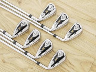 iron_set : ชุดเหล็ก Callaway X Hot Pro มีเหล็ก 5-Pw,Sw (7 ชิ้น) ก้านเหล็ก NS Pro 950 Flex S