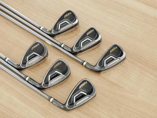 Iron set : PRGR : ชุดเหล็กกระเทย PRGR New Egg Iron (รุ่นปี 2017 ตีง่ายและไกลมาก) มีเหล็ก 7-Pw,Aw,As (6 ชิ้น) ก้านกราไฟต์ Flex R (M-37)