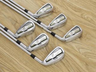 Iron set : Bridgestone : Bridgestone JGR Hybrid Forged (ตีไกลกว่าตัวอื่น 2 เบอร์) มีเหล็ก 6-P1,P2 (6 ชิ้น) ก้านเหล็ก NS Pro Zelos 8 Flex R