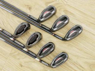 iron_set : ชุดเหล็กกระเทย Maruman Shuttle i3000x มีเหล็ก 7-10,Pw,Aw,Sw (7 ชิ้น เทียบเท่า 6-Pw,Aw,Sw) ก้านกราไฟต์ Flex R 