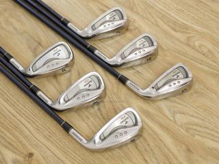 Iron set : Tourstage : ชุดเหล็ก Tourstage VIQ (Titanium) มีเหล็ก 5-Pw (6 ชิ้น) ก้านกราไฟต์ Flex R