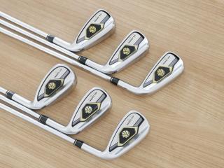 iron_set : ชุดเหล็ก Taylormade Gloire G (รุ่นท๊อปสุด ตีไกลมากๆ เหล็ก 7 Loft 26.5 หน้าเด้ง) มีเหล็ก 6-Pw,Aw (6 ชิ้น) ก้านเหล็ก NS Pro 830 Flex R