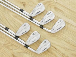 Iron set : Callaway : ชุดเหล็ก Callaway APEX Pro Forged (รุ่นล่าสุด ออกปี 2022) มีเหล็ก 5-Pw (6 ชิ้น) ก้านเหล็ก AMT Tour White S200