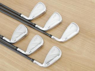 Iron set : PRGR : ชุดเหล็ก PRGR ID (ใบใหญ่ ตีง่าย) มีเหล็ก 5-Pw (6 ชิ้น) ก้านกราไฟต์ M-40 Flex SR