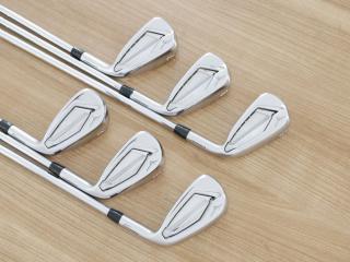 Iron set : Mizuno : ชุดเหล็ก Mizuno JPX 919 Hot Metal (ออกปี 2019 ตัวท๊อป ใบใหญ่ ไกล หน้าเด้ง) มีเหล็ก 5-Pw (6 ชิ้น) ก้านเหล็ก NS Pro 880 AMC Flex S
