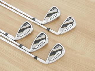 Iron set : Callaway : ชุดเหล็ก Callaway Mavrik (ปี 2020 ตีง่าย ไกลมากๆ) มีเหล็ก 6-Pw (5 ชิ้น) ก้านเหล็ก NS Pro Zelos 7 Flex S