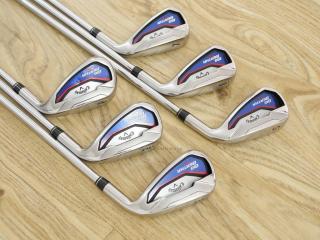 Iron set : Callaway : ชุดเหล็ก Callaway Big Bertha Beta (ใบใหญ่ ตีง่ายมาก) มีเหล็ก 5-Pw (6 ชิ้น) ก้านเหล็ก GS90 Flex R