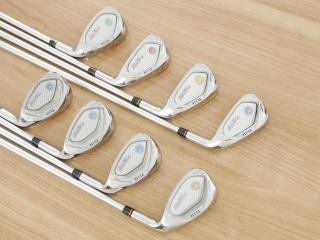 iron_set : ชุดเหล็ก Kasco TARO Big Super Hyten (หน้าเด้ง ตีง่าย ไกล) มีเหล็ก 5-Pw,Aw,Sw (8 ชิ้น) ก้านกราไฟต์ Flex R
