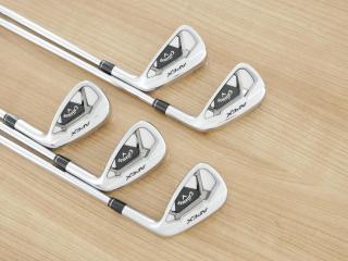 iron_set : ชุดเหล็ก Callaway APEX Forged (รุ่นปี 2022) มีเหล็ก 6-Pw (5 ชิ้น) ก้านเหล็ก NS Pro ZELOS 8 Flex S