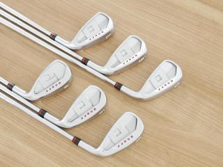 iron_set : ชุดเหล็ก Daiwa OnOff AKA (ออกปี 2022 ตีง่าย ไกล หน้าเด้ง บางเพียง 1.9 มิล) มีเหล็ก 5-Pw (6 ชิ้น) ก้านเหล็ก KBS Tour Lite 100 Flex S