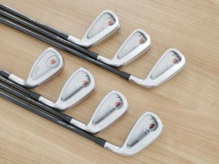 iron_set : ชุดเหล็กกระเทย PRGR Egg PF Forged (รุ่นปี 2019 ตีง่ายและไกลมากๆ โกงสุดๆ) มีเหล็ก 6-Pw,Aw,As (7 ชิ้น) ก้านกราไฟต์ Tour AD 85 Flex R