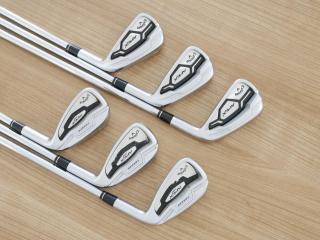iron_set : ชุดเหล็ก Callaway APEX Combo Forged (ปี 2017) มีเหล็ก 5-Pw (6 ชิ้น) ก้านเหล็ก Dynamic Gold AMT Tour Issue S200