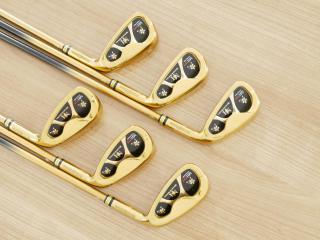 Iron set : Other Brand : ชุดเหล็ก Mutsumi Honma MH777 One Length (ใบใหญ่ ตีง่าย ไกล) มีเหล็ก 5-Pw (6 ชิ้น) ก้านกราไฟต์ Flex SR