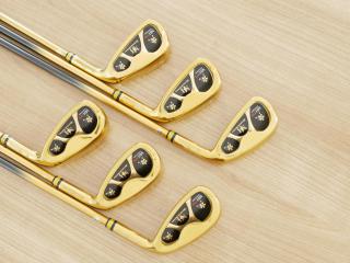 Iron set : Other Brand : ชุดเหล็ก Mutsumi Honma MH777 One Length (ใบใหญ่ ตีง่าย ไกล) มีเหล็ก 5-Pw (6 ชิ้น) ก้านกราไฟต์ Flex R